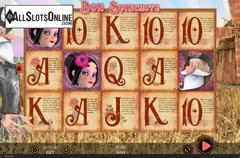 Reel Screen. Don Spinchote from 888 Gaming