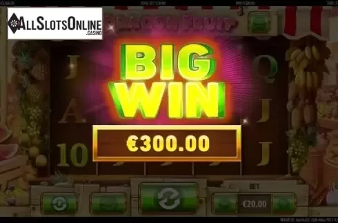 Big Win screen