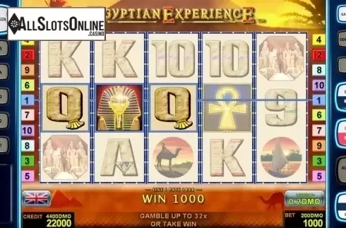 Game workflow . Egyptian Experience Deluxe from Novomatic