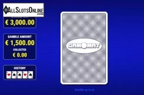 Bonus Game screen. Explodiac RHFP from Gamomat