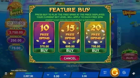 Fishin' Bigger Pots of Gold slot screenshot 2