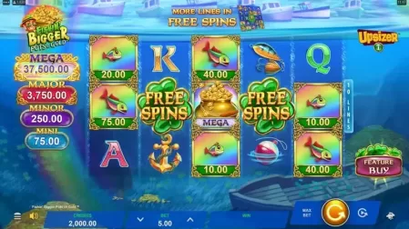 Fishin' Bigger Pots of Gold slot screenshot 1