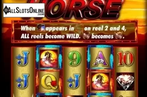 Game Workflow screen. Flying Horse (Ainsworth) from Ainsworth