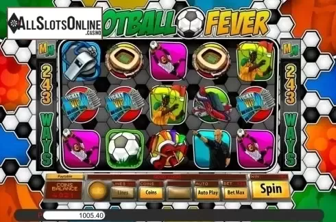 Game Workflow screen. Football Fever from Genii