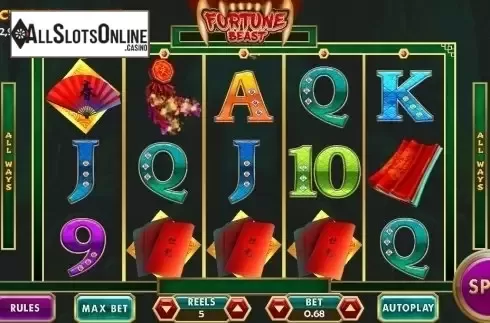 Reel Screen. Fortune Beast from Vela Gaming