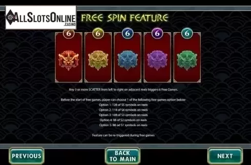 Features 2. Fortune Beast from Vela Gaming