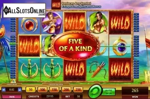 Five of King. Fortunes of the Amazons from Side City