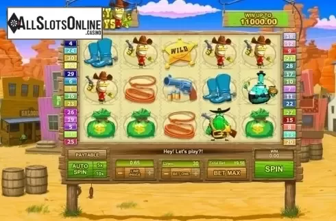 Game Workflow screen. Freaky Cowboys from GamesOS