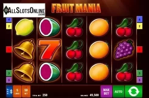 Screen 1. Fruit Mania (Bally Wulff) from Gamomat