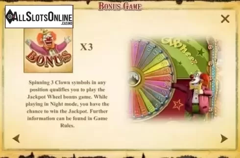 Paytable 2. Fun Fair Ride from SkillOnNet