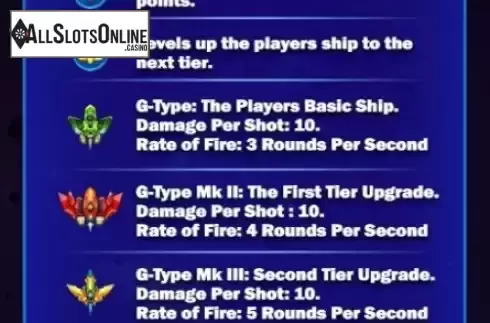 Power up screen