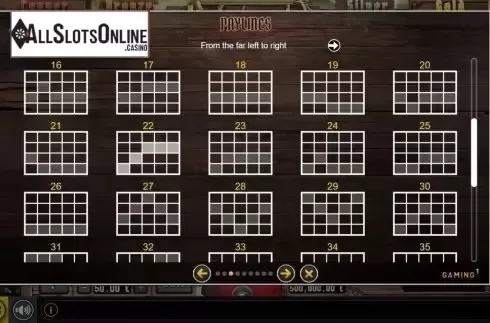 Paylines 2. Gobs 'n Gold from GAMING1