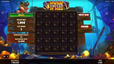 Gold Digger: Mines slot screenshot 1