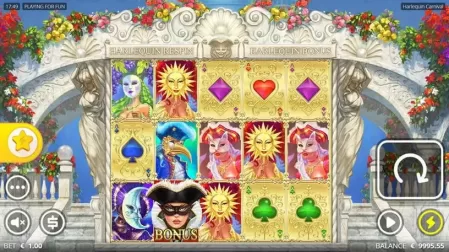 Harlequin Carnival slot screenshot 3