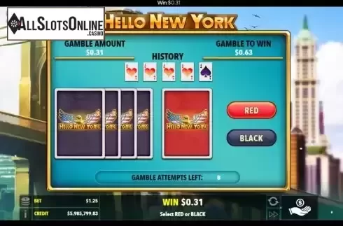 Gamble / Risk Game screen