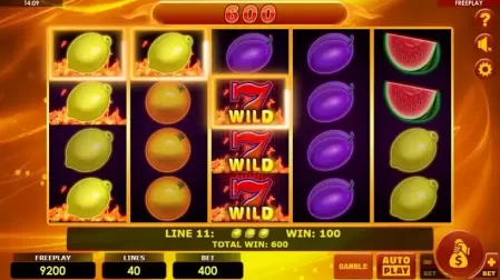 Hottest Fruits 40 slot screenshot 2