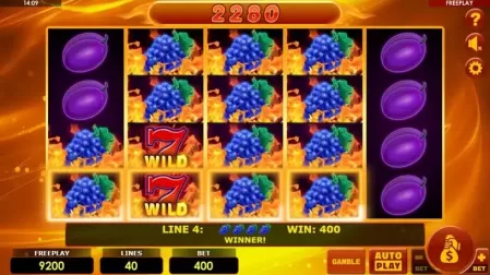 Hottest Fruits 40 slot screenshot 3
