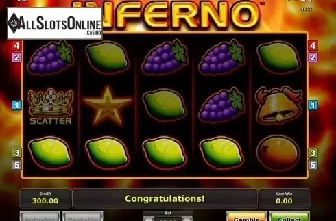 Win. Inferno (Green Tube) from Greentube