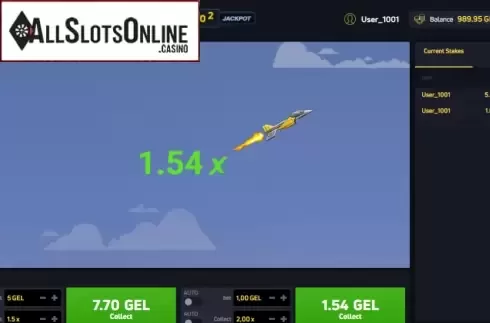 Win Screen. Jet X from Smartsoft Gaming