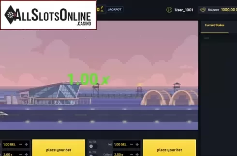 Start Screen. Jet X from Smartsoft Gaming
