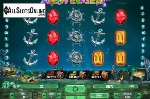 Reel screen. Jewel Sea from Fugaso
