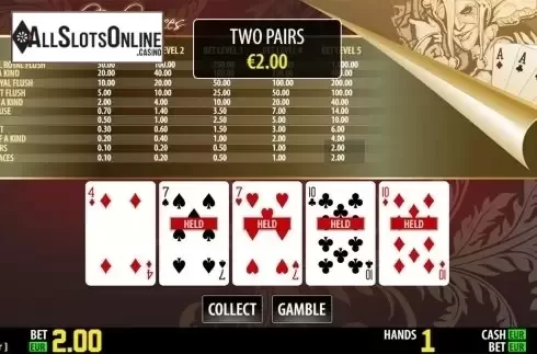 Game workflow 2. Joker Poker Aces HD from World Match