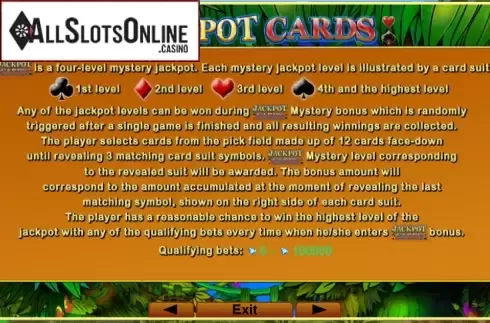 Screen5. Jungle Adventure (EGT) from EGT