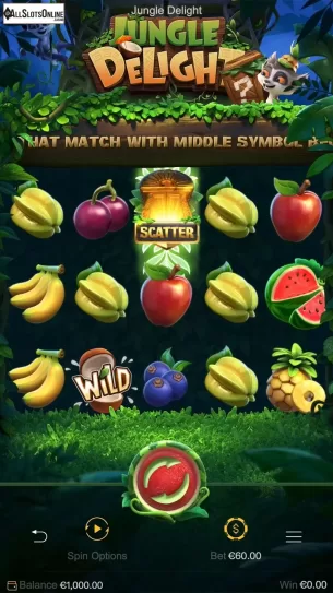 Reel Screen. Jungle Delight from PG Soft