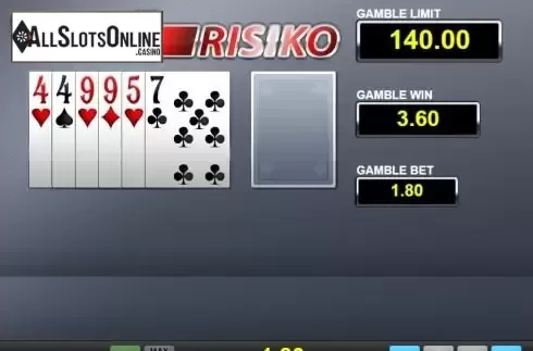 Risk game screen