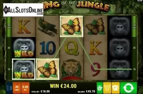 Screen6. King of the Jungle (Gamomat) from Gamomat