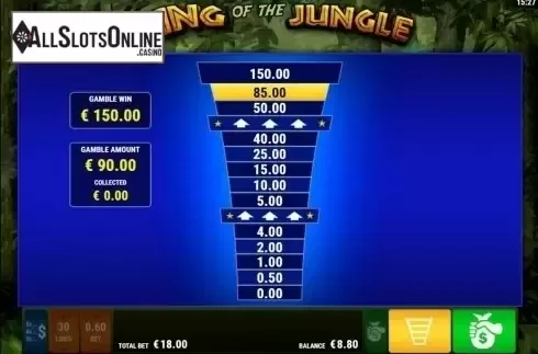 Screen5. King of the Jungle (Gamomat) from Gamomat
