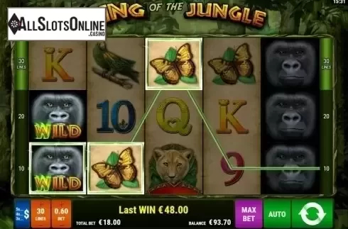 Screen8. King of the Jungle (Gamomat) from Gamomat