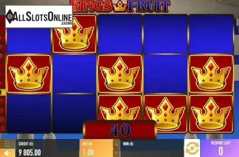 Free Spins Gameplay Screen