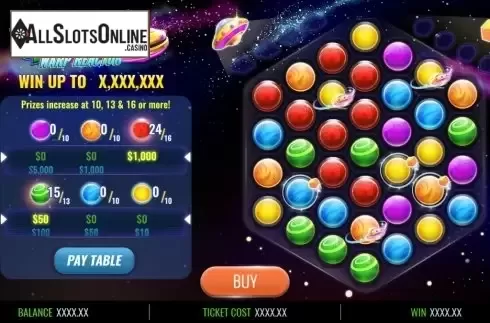 Reel Screen 1. Little Green Men Warp Reactor from IGT