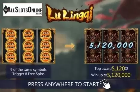 Start screen 1. Lu Lingqi from Dragoon Soft