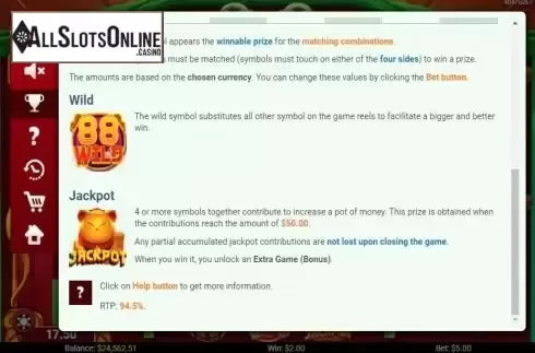 Paytable 2