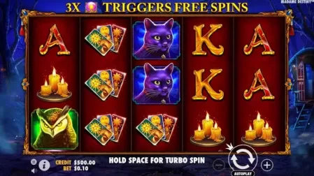 Madame Destiny slot screenshot 1