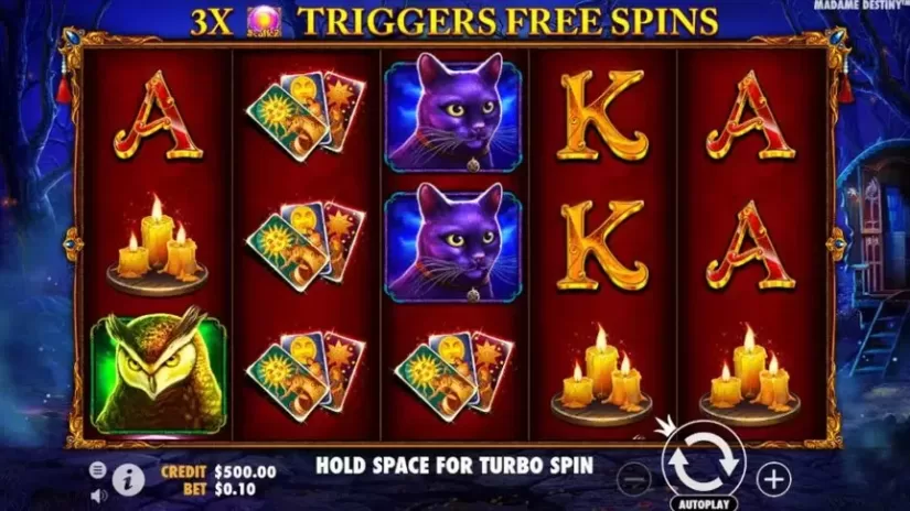 Madame Destiny slot screenshot 1