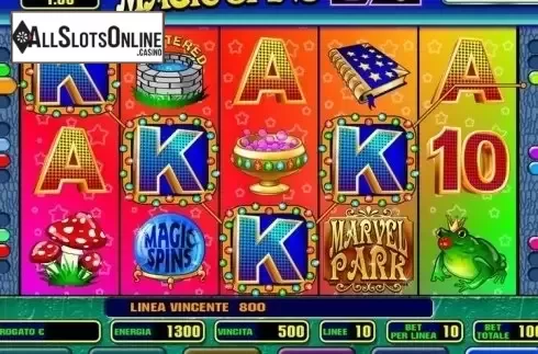 Free Spins. Marvel Park from Octavian Gaming