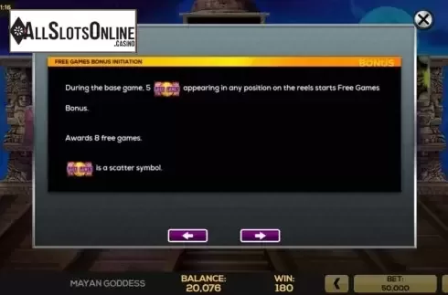 Game Rules 1. Mayan Goddess from High 5 Games
