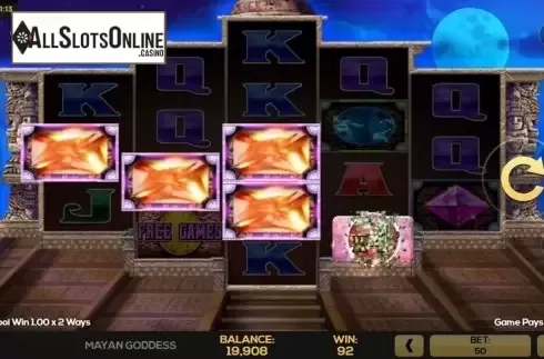 Win Screen 3. Mayan Goddess from High 5 Games