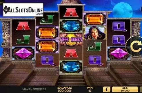 Reel Screen. Mayan Goddess from High 5 Games