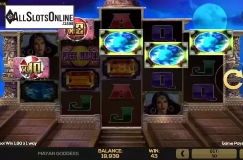 Win Screen 5. Mayan Goddess from High 5 Games