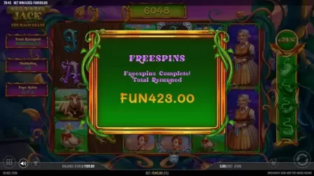 Megaways Jack and The Magic Beans slot screenshot 8