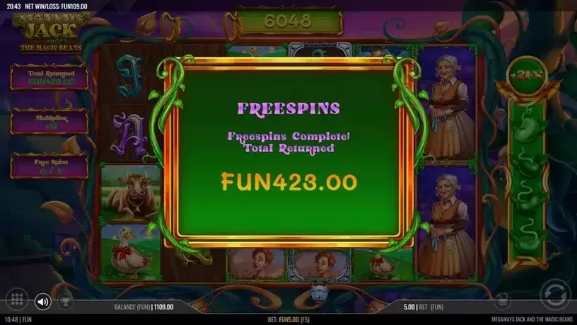 Megaways Jack and The Magic Beans slot screenshot 8