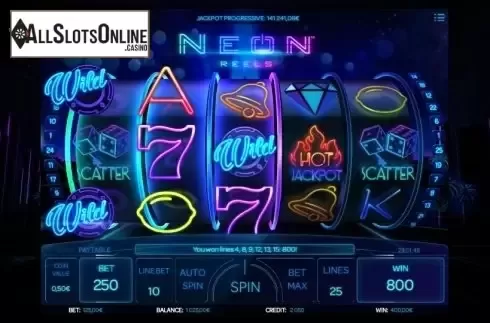 Wild. Neon Reels from iSoftBet