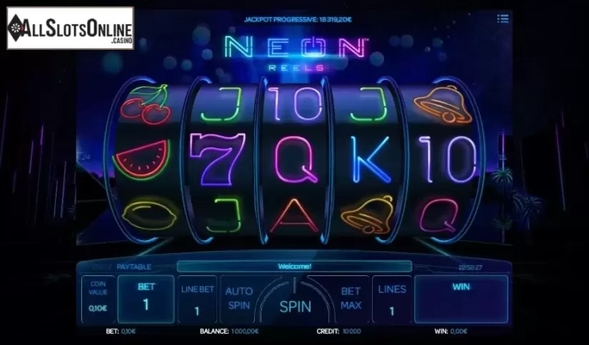 Reels. Neon Reels from iSoftBet