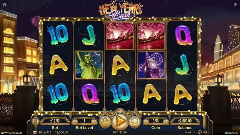 New Year' Bash slot screenshot 1