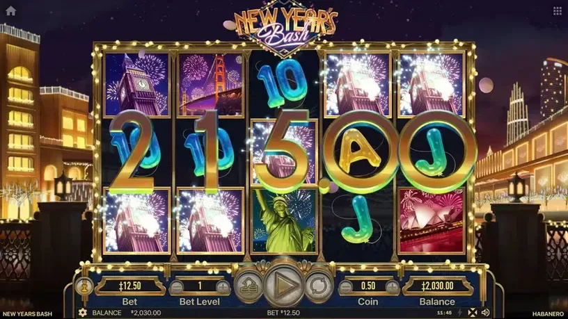 New Year' Bash slot screenshot 3