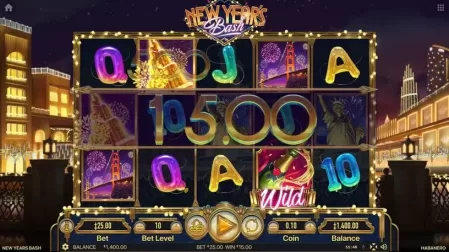 New Year' Bash slot screenshot 4